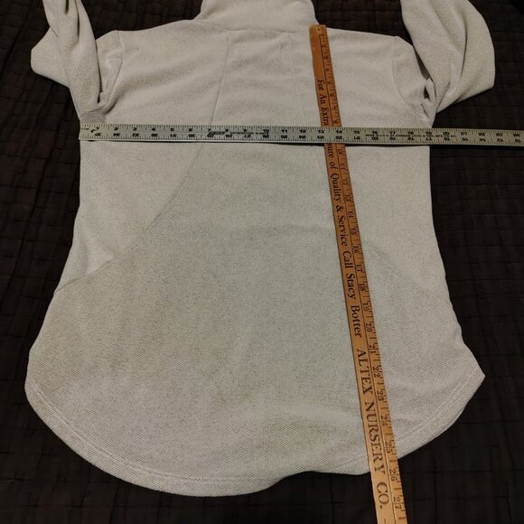 Deso Supply Genevieve Fleece Snap Pullover Size Small beige Small Batch USA - Picture 10 of 13